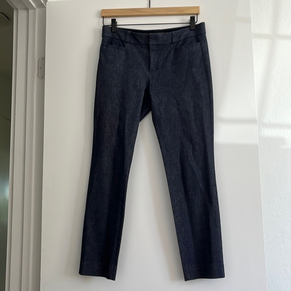 Banana Republic Blue Skinny Leg Dress Pants – Denim Look & Stretchy Fit - Picture 5 of 6